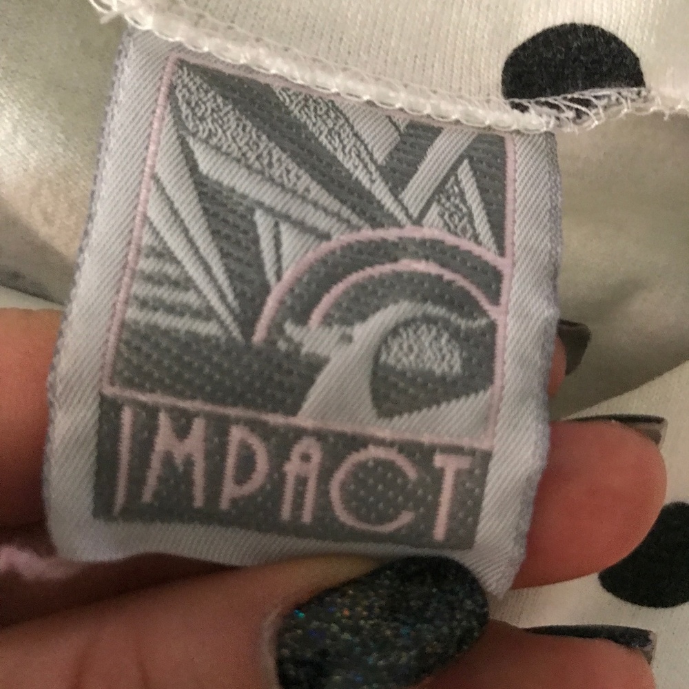 ❗️SOLD❗️80s/90s Cropped Polka Dot Top - Picture 8 of 8